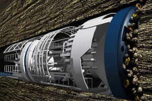 Robot 300 tấn được đưa xuống lòng đất như thế nào?