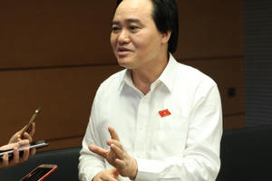 Sáng nay, Bộ trưởng Phùng Xuân Nhạ đăng đàn trả lời chất vấn