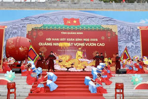 “Quảng Ninh khát vọng vươn cao” tại Hội Khai bút đầu Xuân Bính Ngọ 2026