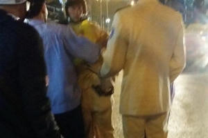 Bắt giữ tài xế phóng xe đâm CSGT Hà Nội