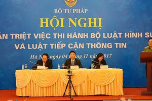 Đảm bảo thi hành thống nhất hiệu quả Bộ luật Hình sự năm 2015 và Luật Tiếp cận thông tin