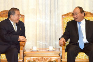 Thủ tướng Nguyễn Xuân Phúc tiếp chủ tịch tập đoàn TCC Thái Lan