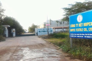 Hải Dương: Công ty Dệt Hopex “bức tử” môi trường