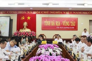 Đoàn công tác liên ngành của Bộ Xây dựng làm việc với UBND tỉnh Bà Rịa - Vũng Tàu