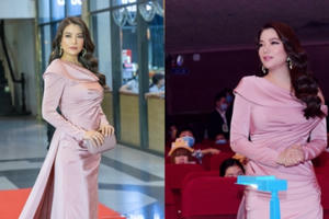 Trương Ngọc Ánh diện đầm gợi cảm làm giám khảo