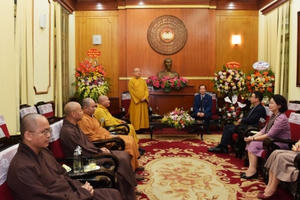 Giáo hội Phật giáo Việt Nam chúc mừng Ngày truyền thống Mặt trận Tổ quốc Việt Nam