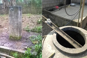 Cả làng sống nhờ... 'nước trời' Cả làng sống nhờ... 'nước trời'