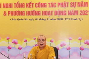 Phân ban Ni giới Trung ương khu vực phía Bắc tổng kết công tác Phật sự 2020 Phân ban Ni giới Trung ương khu vực phía Bắc tổng kết công tác Phật sự 2020