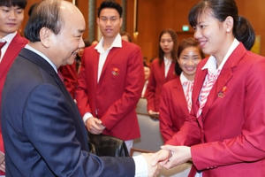 Thủ tướng ấn tượng mạnh với tinh thần thi đấu của VĐV Việt Nam tại SEA Games 30 Thủ tướng ấn tượng mạnh với tinh thần thi đấu của VĐV Việt Nam tại SEA Games 30