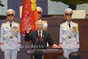 Tuyên thệ và tình cảm của tân Chủ tịch nước Nguyễn Phú Trọng