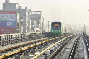 Bộ GTVT đang nghiệm thu từng phần tuyến đường sắt Cát Linh-Hà Đông