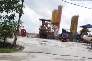 Trạm trộn bê tông Sông Đà - Việt Đức hoạt động không phép: Quận Hoàng Mai xử lý kiểu "rung đùi"