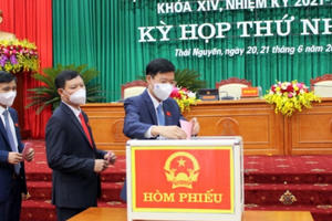 Thái Nguyên: Kiện toàn chức danh Chủ tịch HĐND, các Phó chủ tịch UBND tỉnh