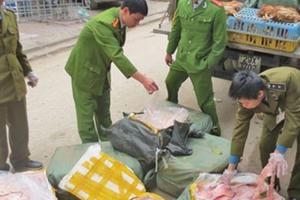 “Hô biến” thịt động vật chết thành thịt lợn rừng mang đi tiêu thụ