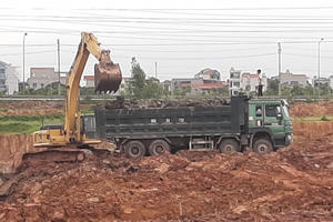 Doanh nghiệp chở đất vào lò gạch tại huyện Yên Dũng: Có sự móc ngoặc giữa các cá nhân vận chuyển