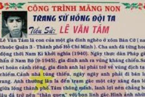 Trường học dùng ảnh tử tù làm anh hùng Lê Văn Tám