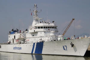 Tàu SAMRAT của lực lượng bảo vệ bờ biển Ấn Độ thăm TP Đà Nẵng