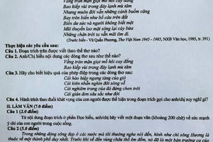 Phú Thọ: Thanh tra, giám thị ở đâu khi để thí sinh thi Ngữ văn "tung" đề thi lên mạng?