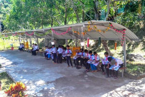 Thú vị với mô hình “Thư viện xanh” ở sân trường