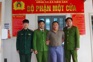 Công an xã tại Nghệ An bắt giữ đối tượng truy nã đặc biệt nguy hiểm