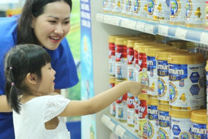 Sữa nước và sữa bột trẻ em của Vinamilk dẫn đầu thị trường