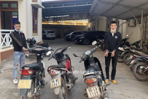 Bắc Giang: Bắt hai "con nghiện" trộm 3 xe máy của đồng nghiệp trong công ty Đức Lâm