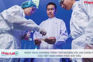 Ngày 10/12, chương trình thử nghiệm vắc xin covid-19 của việt nam chính thức bắt đầu