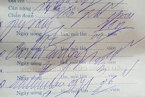 Bộ Y tế phê bình bác sĩ Bệnh viện Phụ sản Trung ương viết chữ 'gà bới'