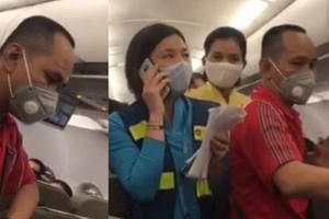 Nữ hành khách tự nhận tâm thần, làm loạn trên máy bay Vietnam Airlines