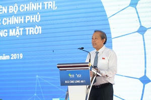 Khánh thành nhà máy điện mặt trời ở Long An