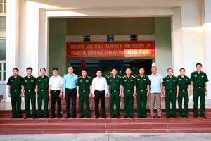 Tây Ninh: Bí thư Tỉnh ủy Nguyễn Văn Quyết làm việc với Đảng ủy, Ban Chỉ huy BĐBP tỉnh