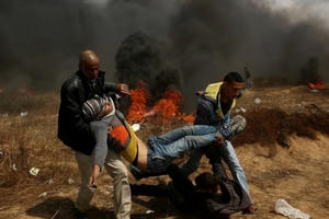 Israel nổ súng làm 1.000 người Palestine bị thương tại Dải Gaza