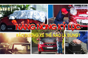 Infographic - Nắng nóng kỷ lục, bảo vệ xe thế nào cho đúng?