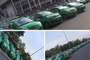 “500 anh em” taxi Mai Linh tụ họp tại đại bản doanh để "tìm" người đàn ông cầm gạch tấn công tài xế?