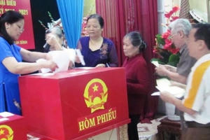 Hà Nội: Không khí ngày bầu cử 22/5/2016