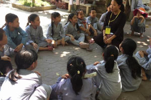 Hải Dương: Gần 400 em học sinh tham gia khóa tu mùa hè tại chùa Kẻ Sặt