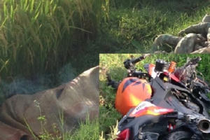 Hà Nội: Phát hiện nam thanh niên tử vong bên cạnh chiếc xe phân khối lớn