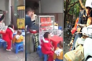 Ông bố 'địu con nhặt rác' từng cầm cắm sổ lương, bắt bố mình đi ăn xin