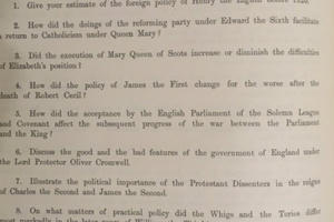 Đề tuyển sinh đại học năm 1895 gây sốt