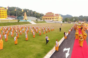 Nhập linh Hoà thượng Thích Thanh Tứ tại Sóc Sơn