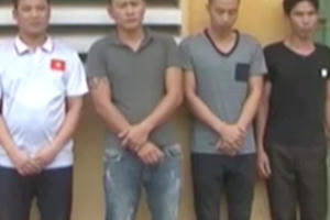 Bắc Giang: Bắt 4 đối tượng đào hầm đột nhập công ty trộm 2000 màn hình điện thoại