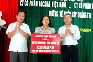 Báo Pháp luật Việt Nam “chở luật” đến với bà con vùng biên giới, biển đảo