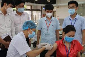 Bắc Ninh tiêm vắc xin Covid-19 cho 21.000 công nhân