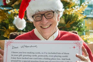 Quà Giáng sinh khi Bill Gates làm ông già Noel