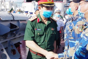 Bộ Tổng tham mưu kiểm tra công tác tại Lữ đoàn 171, Vùng 2 Hải quân