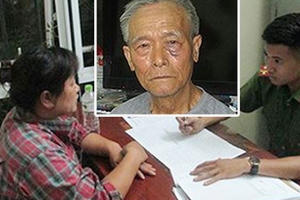 Khách nữ siết cổ ông lão chạy xe ôm