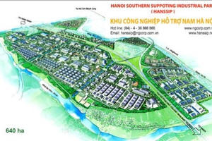 Điều chỉnh cục bộ Quy hoạch chi tiết Khu công nghiệp hỗ trợ Nam Hà Nội