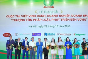 Trao giải cuộc thi viết vinh danh doanh nghiệp, doanh nhân: Đêm hội tụ của những doanh nhân tiêu biểu