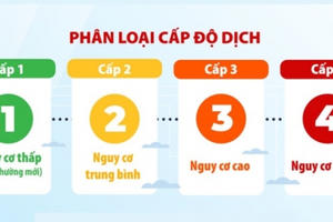 Cần Thơ - Hậu Giang cập nhật công bố đánh giá cấp độ dịch