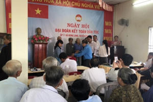 Ngày hội đại đoàn kết dân tộc tại xã Hưng Long, Bình Chánh